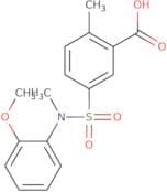 5-[(2-Methoxyphenyl)(methyl)sulfamoyl]-2-methylbenzoic acid