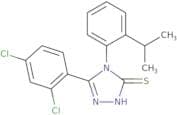 5-(2,4-Dichlorophenyl)-4-[2-(propan-2-yl)phenyl]-4H-1,2,4-triazole-3-thiol
