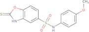 N-(4-Methoxyphenyl)-2-sulfanyl-1,3-benzoxazole-5-sulfonamide