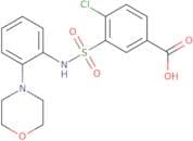 4-Chloro-3-{[2-(morpholin-4-yl)phenyl]sulfamoyl}benzoic acid