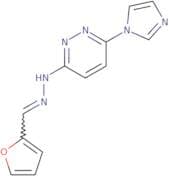 3-[2-(Furan-2-ylmethylidene)hydrazin-1-yl]-6-(1H-imidazol-1-yl)pyridazine