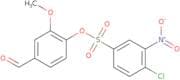 4-Formyl-2-methoxyphenyl 4-chloro-3-nitrobenzene-1-sulfonate