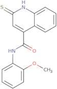 N-(2-Methoxyphenyl)-2-sulfanylquinoline-4-carboxamide