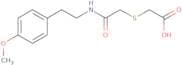 2-[({[2-(4-Methoxyphenyl)ethyl]carbamoyl}methyl)sulfanyl]acetic acid