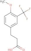 3-[4-Methoxy-3-(trifluoromethyl)phenyl]propionic acid