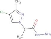 2-(4-Chloro-3-methyl-1H-pyrazol-1-yl)propanohydrazide
