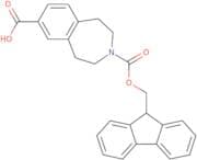 3-{[(9H-Fluoren-9-yl)methoxy]carbonyl}-2,3,4,5-tetrahydro-1H-3-benzazepine-7-carboxylic acid