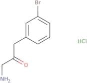 1-Amino-3-(3-bromophenyl)propan-2-one hydrochloride