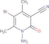 1-Amino-5-bromo-4,6-dimethyl-2-oxo-1,2-dihydropyridine-3-carbonitrile