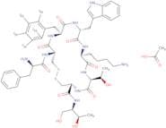([ring-D5]Phe3)-Octreotide acetate salt