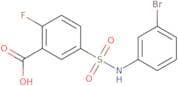 5-[(3-Bromophenyl)sulfamoyl]-2-fluorobenzoic acid