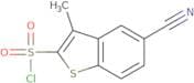 5-Cyano-3-methyl-1-benzothiophene-2-sulfonyl chloride