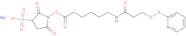 Sulfo-N-succinimidyl 6-[3-(2-pyridyldithio)propionamido] hexanoate, sodium salt