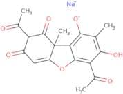2,6-Diacetyl-7,9-dihydroxy-8,9b-dimethyldibenzofuran-1,3(2H,9bH)-dione monosodium