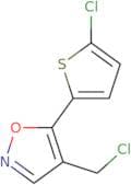 4-(Chloromethyl)-5-(5-chlorothiophen-2-yl)-1,2-oxazole