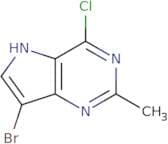 7-Bromo-4-chloro-2-methyl-5H-pyrrolo[3,2-d]pyrimidine