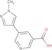 5-(1-Methyl-1H-pyrazol-4-yl)pyridine-3-carboxylic acid