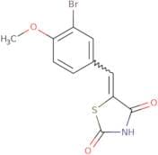 5-((3-bromo-4-methoxyphenyl)methylene)-1,3-thiazolidine-2,4-dione