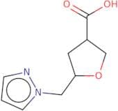 5-[(1H-Pyrazol-1-yl)methyl]oxolane-3-carboxylic acid