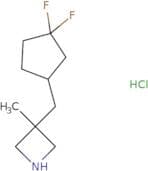 3-[(3,3-Difluorocyclopentyl)methyl]-3-methylazetidine hydrochloride