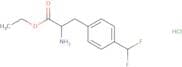 Ethyl 2-amino-3-[4-(difluoromethyl)phenyl]propanoate hydrochloride