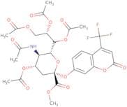 4-Trifluoromethylumbelliferyl Tetra-O-acetylated alpha-D-N-Acetylneuraminate Methyl Ester