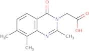 (2,7,8-Trimethyl-4-oxoquinazolin-3(4H)-yl)acetic acid