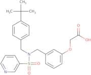2-[3-[N-(4-tert-Butylbenzyl)-N-(pyridin-3-ylsulfonyl)aminomethyl]phenoxy]acetic acid