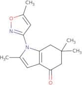 2,6,6-Trimethyl-1-(5-methylisoxazol-3-yl)-5,6,7-trihydroindol-4-one