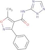 N-(5H-2,3,5-triazolyl)(5-methyl-3-phenylisoxazol-4-yl)formamide