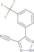 4-(3-(trifluoromethyl)phenyl)-1H-1,2,3-triazole-5-carbonitrile