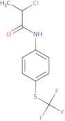 2-Chloro-N-[4-[(trifluoromethyl)thio]phenyl]propanamide