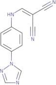 2-[[[4-(1H-1,2,4-Triazol-1-yl)phenyl]amino]methylene]propanedinitrile