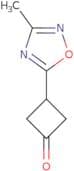 3-(3-Methyl-1,2,4-oxadiazol-5-yl)cyclobutan-1-one