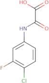 [(4-Chloro-3-fluorophenyl)carbamoyl]formic acid