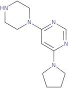 4-(Piperazin-1-yl)-6-(pyrrolidin-1-yl)pyrimidine