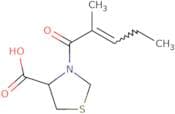 3-(2-Methylpent-2-enoyl)-1,3-thiazolidine-4-carboxylic acid