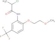 2-Chloro-N-[2-(2-methoxyethoxy)-5-(trifluoromethyl)phenyl]propanamide