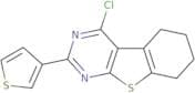 3-Chloro-5-(thiophen-3-yl)-8-thia-4,6-diazatricyclo[7.4.0.0,2,7]trideca-1(9),2,4,6-tetraene