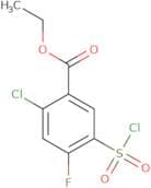 Ethyl 2-chloro-5-(chlorosulfonyl)-4-fluorobenzoate