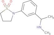 2-{3-[1-(Methylamino)ethyl]phenyl}-1,2-thiazolidine-1,1-dione