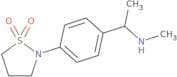 2-{4-[1-(Methylamino)ethyl]phenyl}-1,2-thiazolidine-1,1-dione