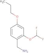 [2-(Difluoromethoxy)-4-propoxyphenyl]methanamine