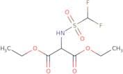 1,3-Diethyl 2-difluoromethanesulfonamidopropanedioate