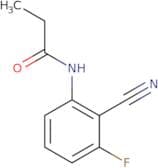 N-(2-Cyano-3-fluorophenyl)propanamide