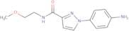 1-(4-Aminophenyl)-N-(2-methoxyethyl)-1H-pyrazole-3-carboxamide