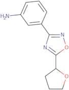 3-[5-(Oxolan-2-yl)-1,2,4-oxadiazol-3-yl]aniline