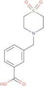 3-[(1,1-Dioxo-1λ⁶-thiomorpholin-4-yl)methyl]benzoic acid