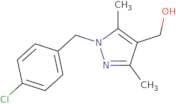 {1-[(4-Chlorophenyl)methyl]-3,5-dimethyl-1H-pyrazol-4-yl}methanol