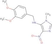 N-[(3,4-Dimethoxyphenyl)methyl]-1-methyl-4-nitro-1H-imidazol-5-amine
